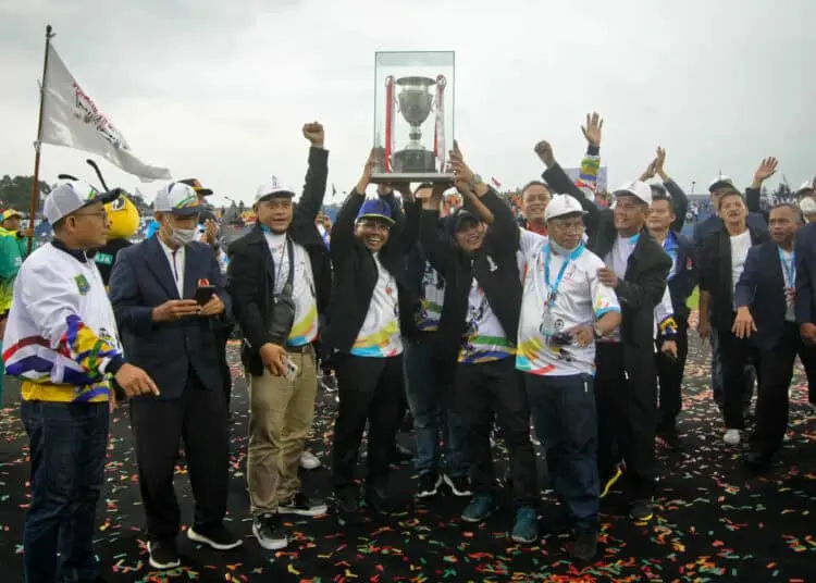Foto Upacara Penutupan Porprov VI Banten, Kota Tangerang Juara Umum