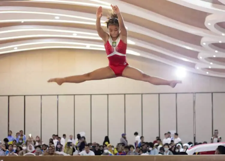 Foto Aksi Cabor Senam Artistik Putri Porprov VI Banten