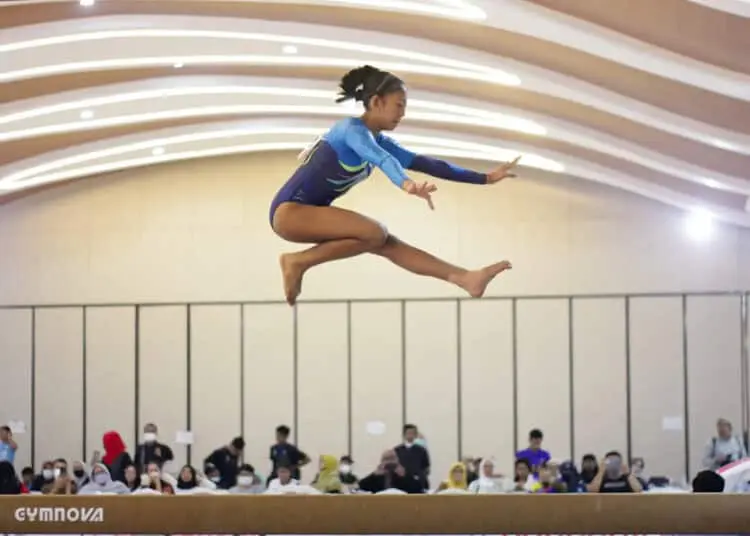 Foto Aksi Cabor Senam Artistik Putri Porprov VI Banten