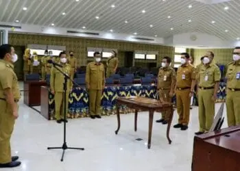 Lantik Sejumlah ASN di Lingkungan Pemkot Tangerang, Sejumlah Camat Jadi Kepala Dinas