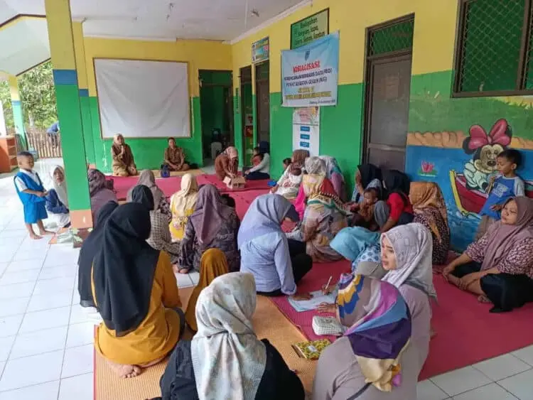 Atap Kelas Ambruk, Siswa TK Negeri Cibaliung Pandeglang Terpaksa Belajar di Ruang Sementara
