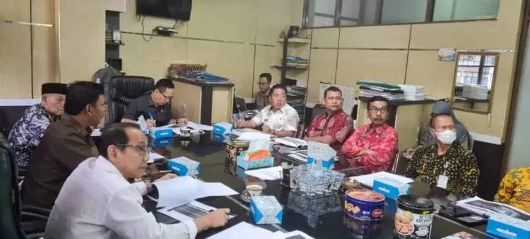 Komisi I DPRD Kabupaten Serang, menggelar rapat kerja dengan OPD mitra kerjanya, belum lama ini. (ISTIMEWA)
