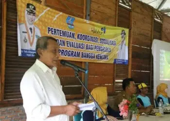 Wakil Bupati (Wabup) Serang Pandji Tirtayasa, menghadiri pertemuan, koordinasi, sosialisasi, dan evaluasi bagi pengelola program bangga kencana, Rabu (14/12/2022). (SIDIK/SATELITNEWS.COM)