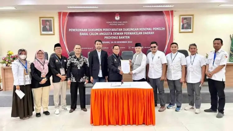 Hari Terakhir Pendaftaran, KPU Banten Catat 21 Bakal Calon DPD RI Penuhi Syarat