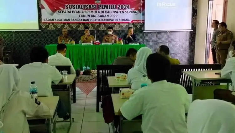 Pelajar SMAN di Cikande Diberi Pemahaman Soal Pemilu 2024