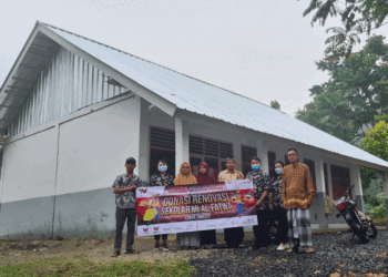 Meski Offroad, YWA Semangat Beri Donasi di Lebak