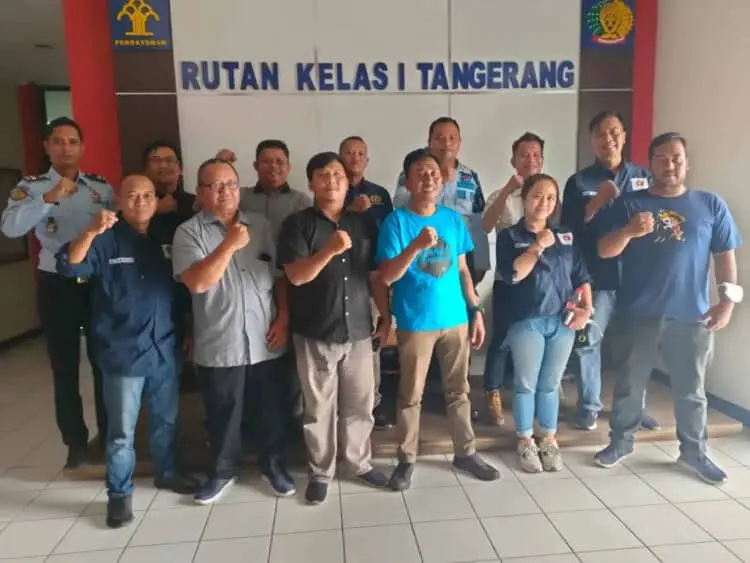 Jalin Kemitraan, PWI Kabupaten Tangerang Kunjungi Rutan Kelas I Tangerang