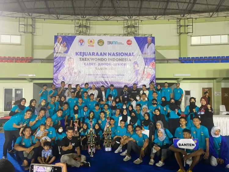Banten Raih 7 Emas, Duduk di Peringkat 4 Kejurnas Taekwondo