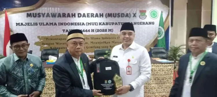 Bupati Zaki Buka Musda ke-10 MUI Kabupaten Tangerang