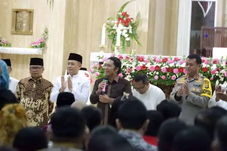 Konvoi Motor, Jelang Natal Al dan Jajarannya Tinjau Sejumlah Gereja di Wilayah Serang