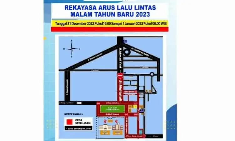 Malam Tahun Baru 2023, Alun Alun Rangkasbitung Berlakukan Car Free Night