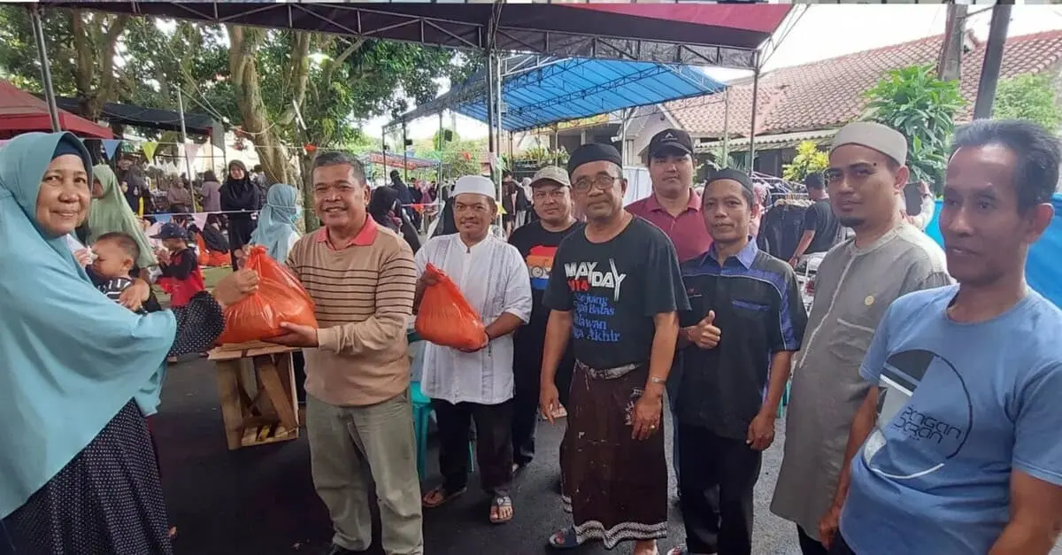 Pengurus DKM Nurul Ulum dan NUC Gelar Pesta Umat