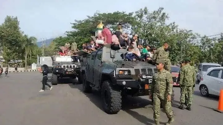 Begini Suasana Pameran Alutsista dan Kendaraan Tempur Yonif Mekanis 320/Badak Putih Kostrad Pandeglang