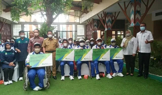Dilepas Wali kota Tangerang, Atlet Peparprov IV Banten Terlindungi BPJS Ketenagakerjaan