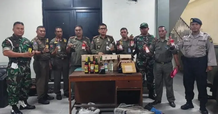 Ratusan Botol Miras Hingga Puluhan Anjal dan Gepeng “Diamankan” Satpol PP Kota Tangerang