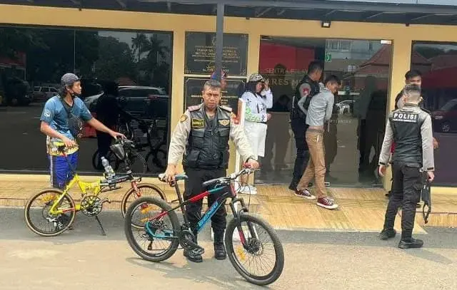 Pencuri Sepeda di Alun-Alun Ahmad Yani Tangerang Ditangkap Polisi