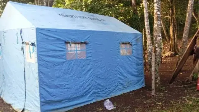 Dinsos Lebak Beri Tenda Pengungsi Buat Nasuhi