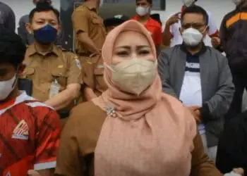 Bupati Pandeglang Irna Narulita. (ISTIMEWA)