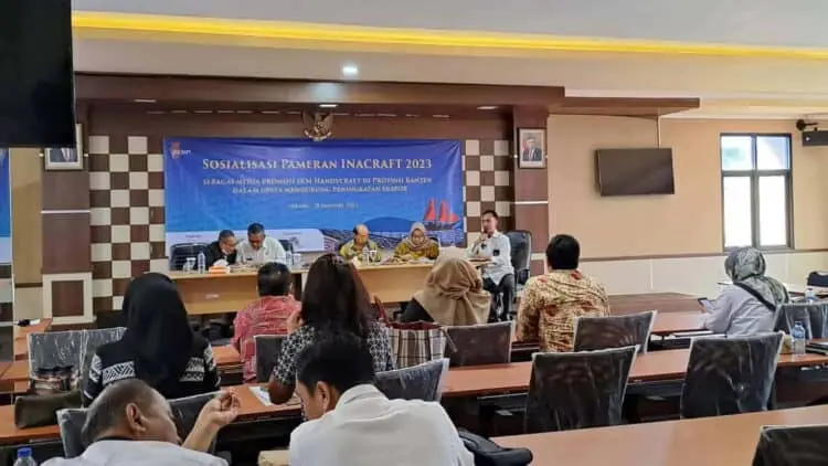 Jelang Pameran Handycraft Internasional 2023, Banten Siapkan Produk UMKKM Unggulan