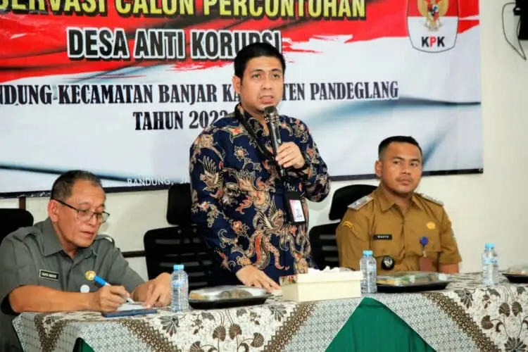 Datangi Desa Bandung Pandeglang, KPK RI Canangkan Program Desa Anti Korupsi