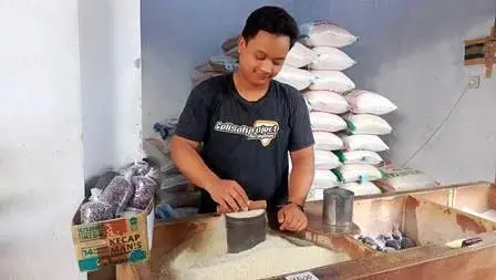 Harga Beras Melonjak Naik di Tigaraksa