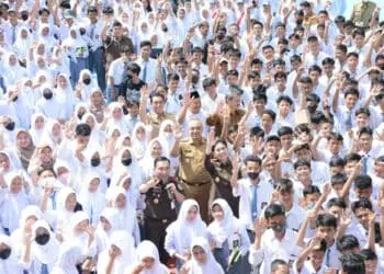 Deklarasi Damai Pelajar SMK Kabupaten Tangerang Antisipasi Tawuran Disaksikan Kajati Banten