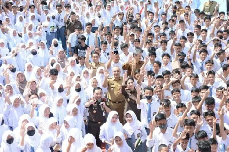 Deklarasi Damai Pelajar SMK Kabupaten Tangerang Antisipasi Tawuran Disaksikan Kajati Banten