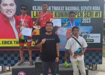 Atlet Ciputat Raih Dua Medali Perak Kejurnas Sepatu Roda