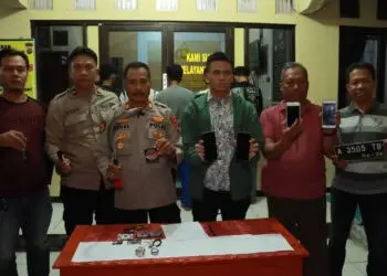 Hendak Tawuran, Polsek Cibeber Bergerak Cepat Amankan Sekelompok Pelajar