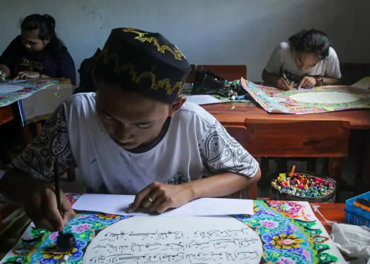 Foto Lomba Kaligrafi MTQ ke-53 Kabupaten Tangerang