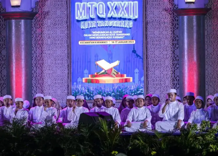 Foto Tangerang Bersalawat Pembukaan MTQ XXII Kota Tangerang