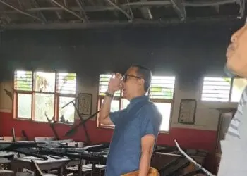 SDN Ukirsari Porak Poranda Dilalap Api, Kerugian Capai Setengah Miliar Rupiah