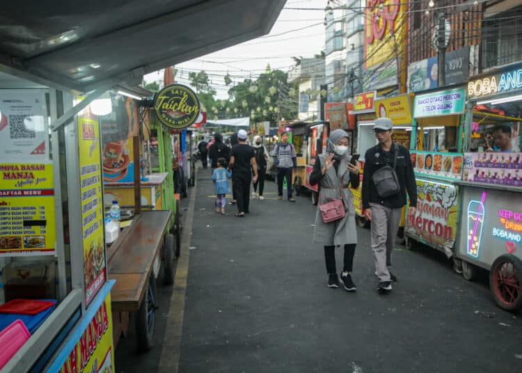 Foto Penataan Kawasan Kuliner Pasar Lama Kota Tangerang