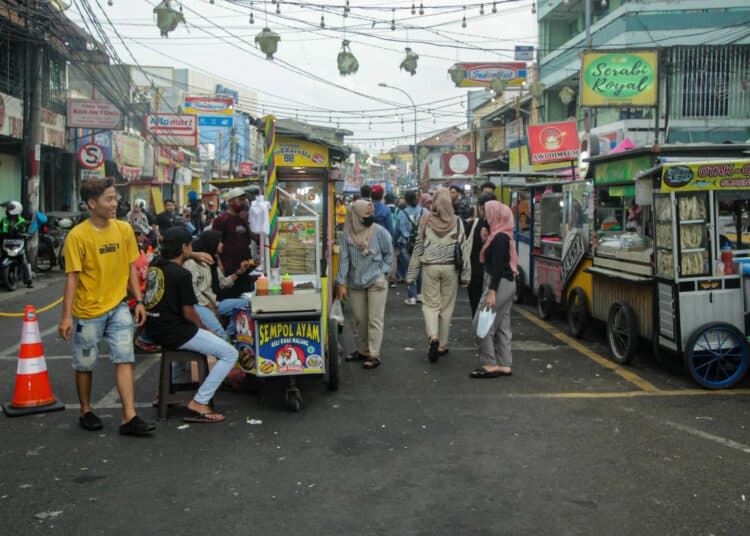 Foto Penataan Kawasan Kuliner Pasar Lama Kota Tangerang