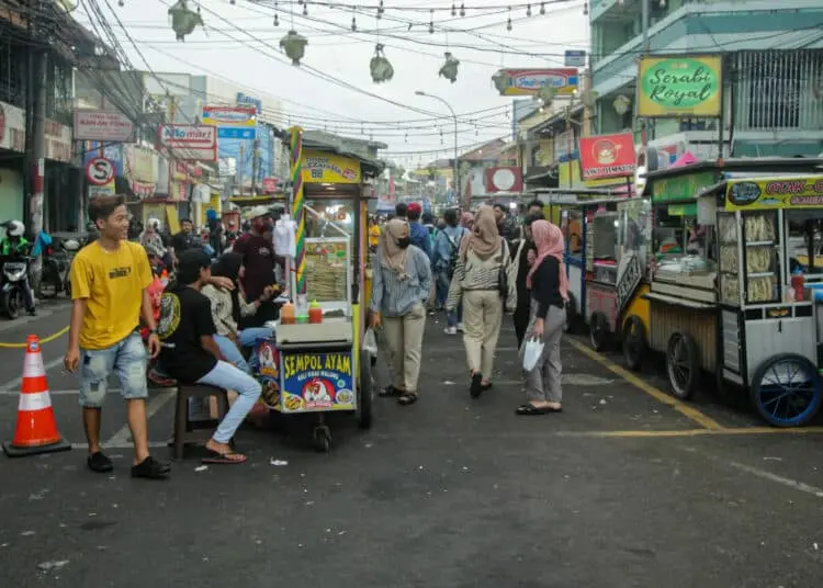 Foto Penataan Kawasan Kuliner Pasar Lama Kota Tangerang