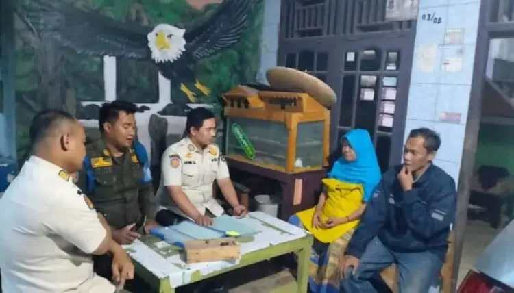 Pemilik Rumah Kontrakan di Desa Malang Nengah Ditegur Satpol PP
