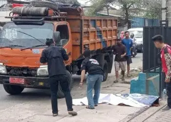 Terjatuh dari Atas Truk, Kernet Armada DLH Kota Tangerang Tewas di Tempat