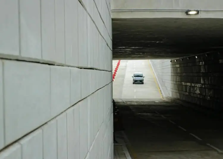 Foto Uji Coba Underpass di Kawasan BSD