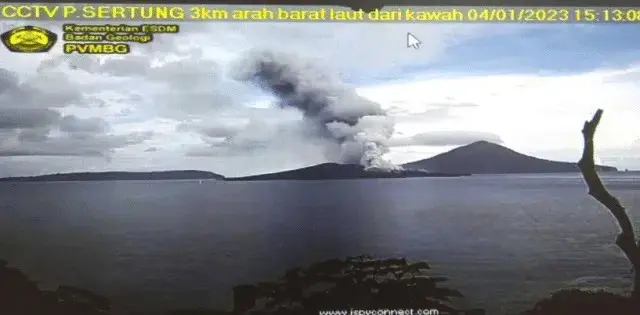 Gunung Anak Krakatau Erupsi, Warga Lebak Selatan Diminta Waspada