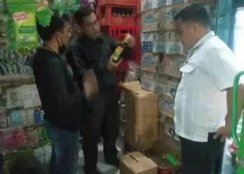 Warung Sembako Jual Miras, Polsek Pinang Langsung Bergerak
