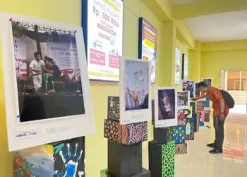 Gelar Pameran Foto Compediart, Mahasiswa UBD Manfaatkan Limbah Daur Ulang