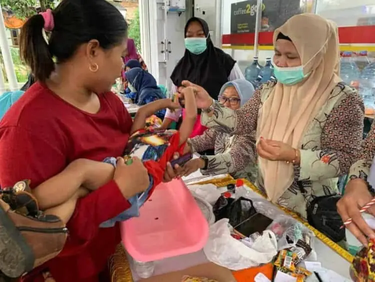 Gebyar Posyandu di Kecamatan Petir Kabupaten Serang Dipadati Ribuan Warga