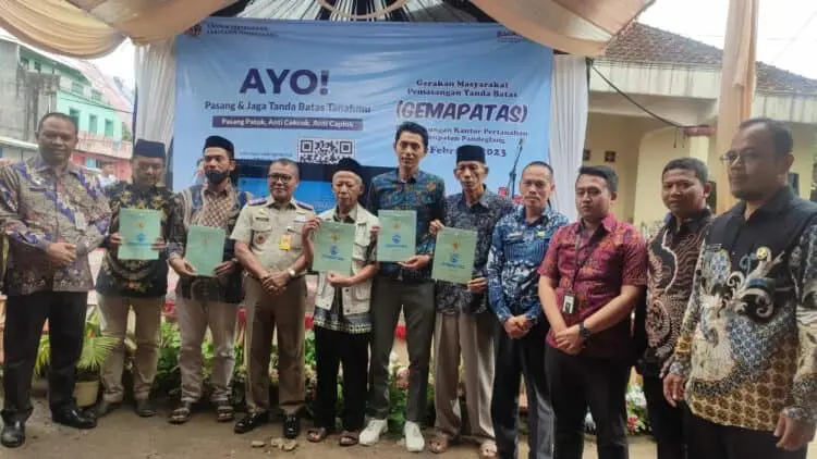 BPN Pandeglang Fokuskan 9.686 Buku PTSL di Kecamatan Pagelaran