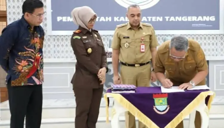 Pemkab Tangerang Hibahkan Dua TPU ke Pemkot Tangsel