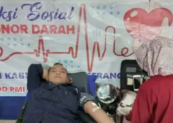 PWI Kabupaten Tangerang Gelar Donor Darah di Graha Pemuda Tigaraksa