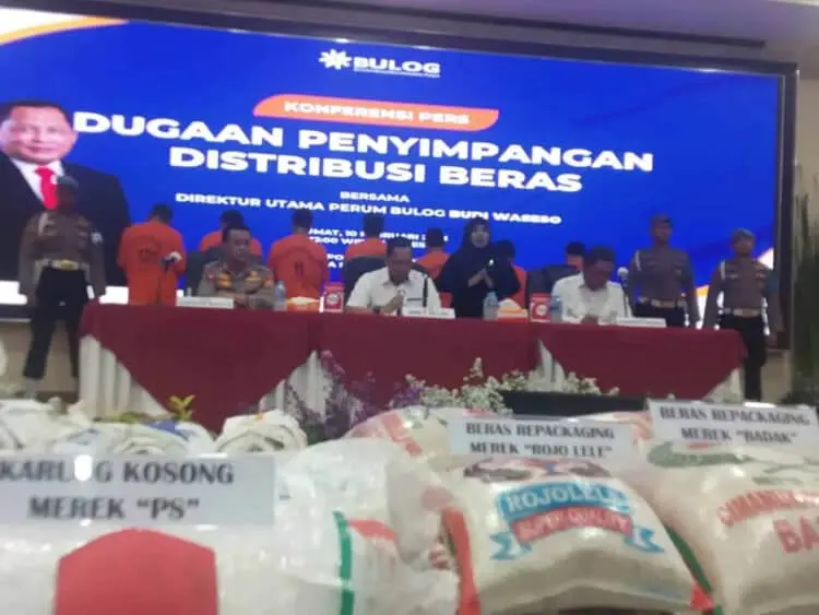 7 Tersangka Diamankan Polda Banten, 350 Ton Beras Disita, Ini Modusnya