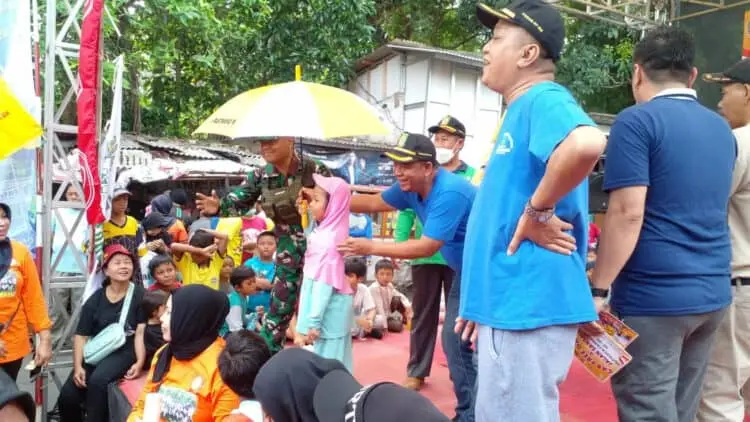 Gelar Jalan Sehat Hingga Pawai, Camat Ciledug Ajak Masyarakat Berpartisipasi