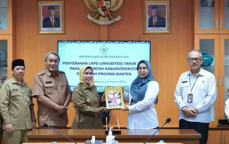 Pemkab Serang Pertama Sampaikan LKPD ke BPK RI
