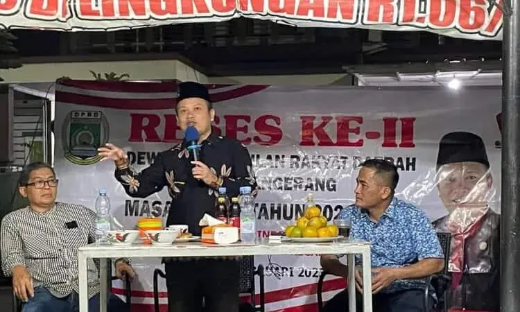 Reses, Wakil Ketua DPRD Kota Tangerang Sebut Layanan Dasar Masih Menjadi Aspirasi