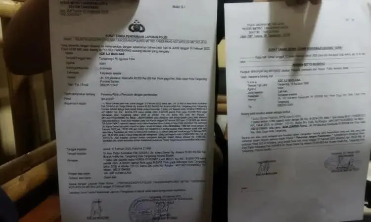 Pelaku Curanmor Beraksi di Tangerang, Dua Menit Beraksi Motor Langsung Raib